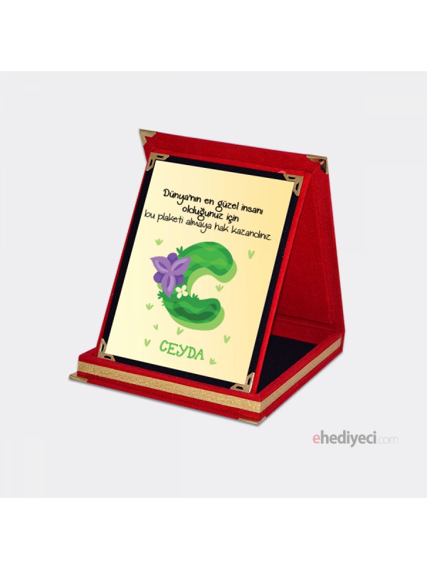 Özel Dünyanın En Güzel İnsanına Plaket - C&hellip;
