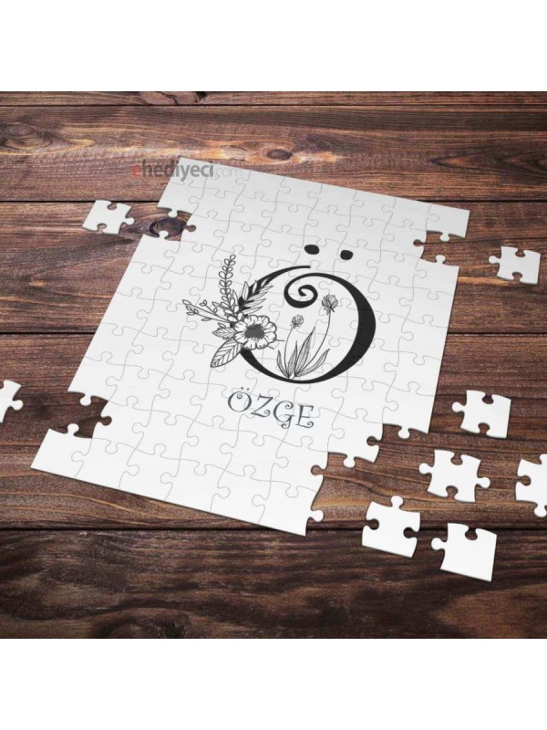 Kişiye Özel Ö Harfi Tasarımlı Puzzle… Kişiye Özel Ö Harfi Tasarımlı Puzzle…