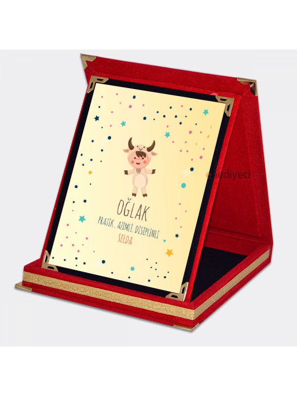 Kişiye Özel Oğlak Burcu Temalı Plaket&hellip;