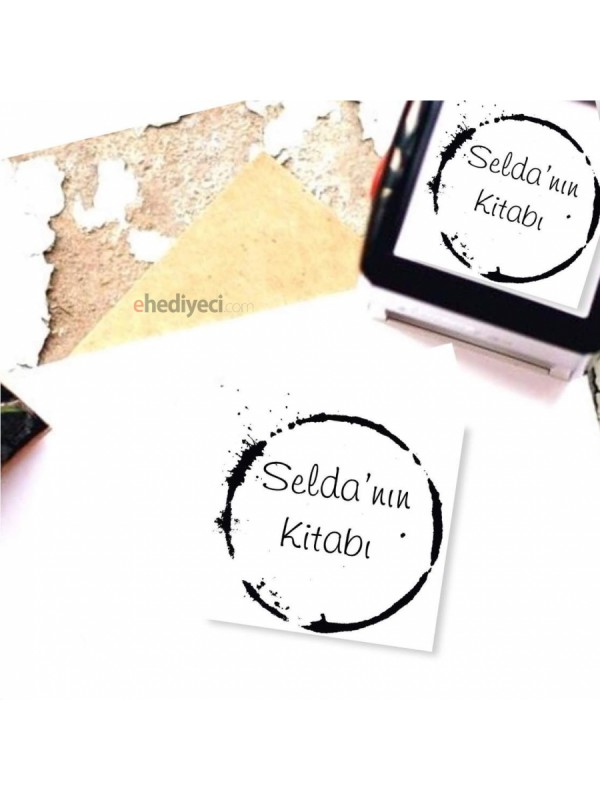 Kişiye Özel İsim Yazılı Otomatik Kare Kaşe - 851&hellip;