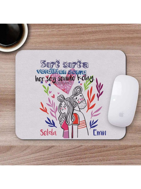 Kişiye Özel Romantik Tasarımlı Mousepad - R11&hellip;
