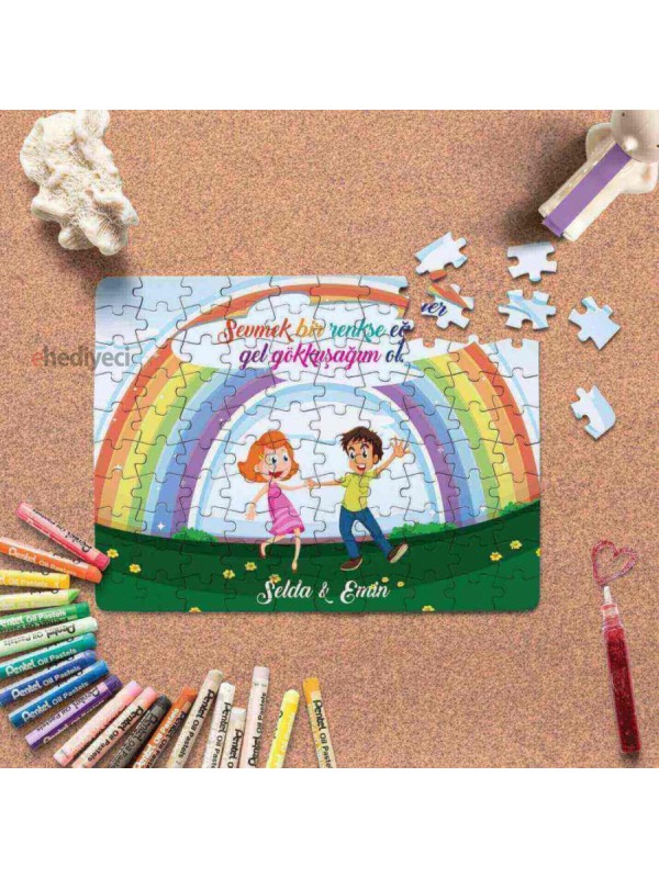 Kişiye Özel Romantik Tasarımlı Puzzle -P13… Kişiye Özel Romantik Tasarımlı Puzzle -P13…