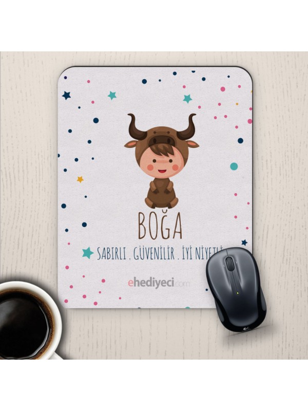 Özel Boğa Burçlarına Sevimli Mouse Pad&hellip;