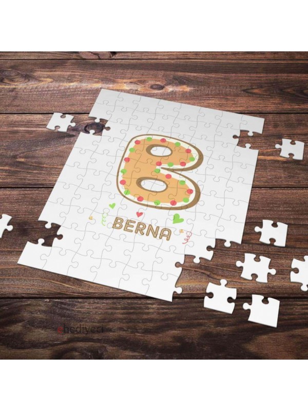 Kişiye Özel B Harfi Tasarımlı Puzzle&hellip;