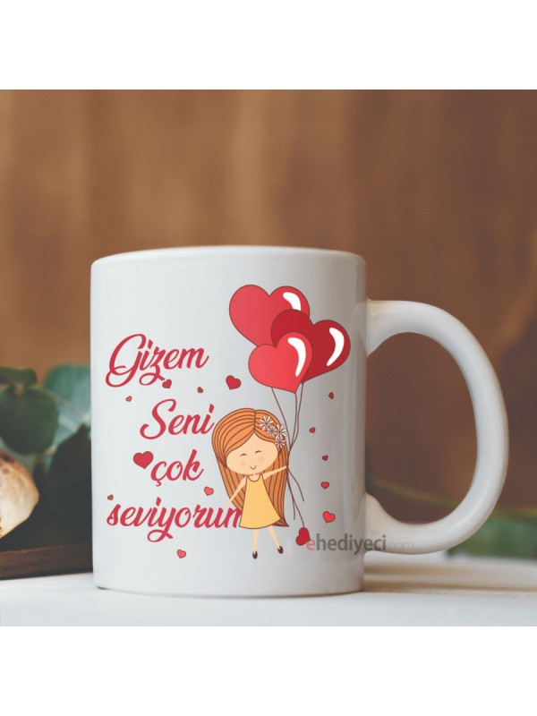 Kişiye Özel Kupa İsimli Seni Çok Seviyorum Beyaz… Kişiye Özel Kupa İsimli Seni Çok Seviyorum Beyaz…