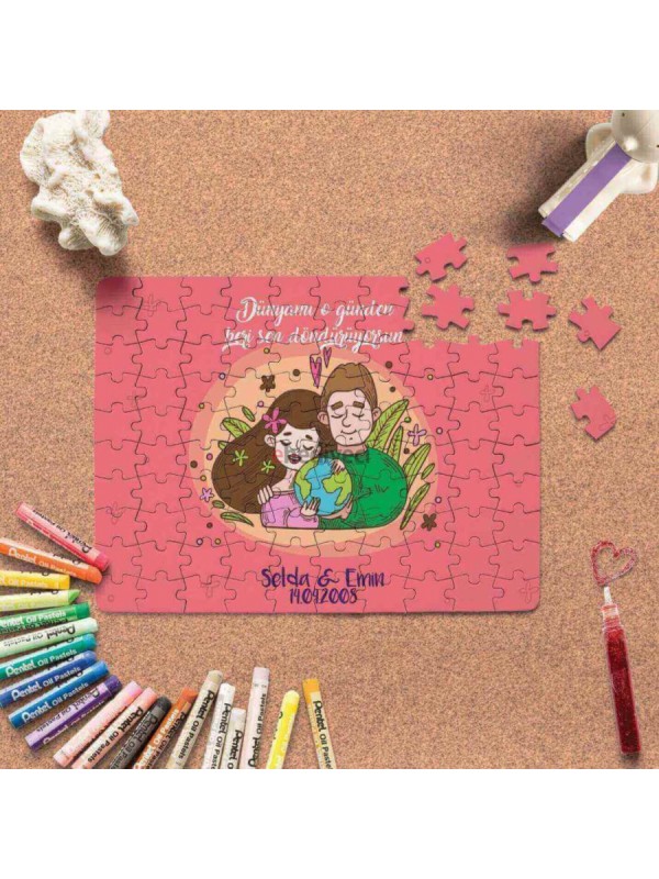 Kişiye Özel Romantik Tasarımlı Puzzle -P12… Kişiye Özel Romantik Tasarımlı Puzzle -P12…