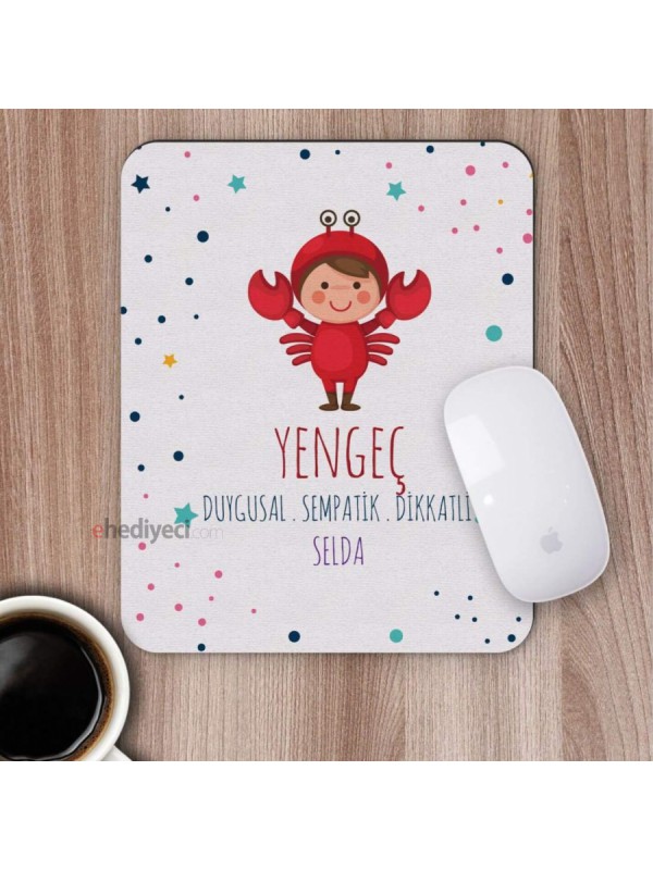 Kişiye Özel Yengeç Burcu Tasarımlı Mousepad&hellip;