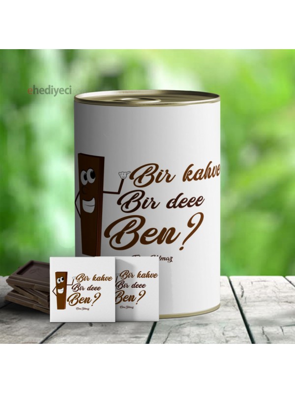 Hediye Bir Kahve Temalı İsim Yazılı Konservesi&hellip;