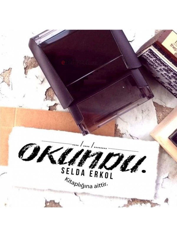 Kişiye Özel İsim Yazılı Kitap Kaşesi -40&hellip;