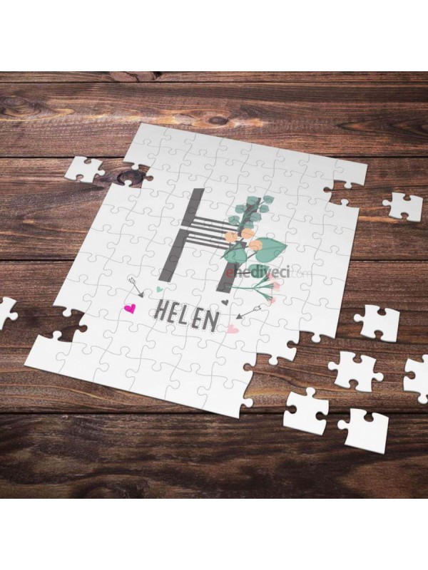 Kişiye Özel H Harfi Tasarımlı Puzzle&hellip;