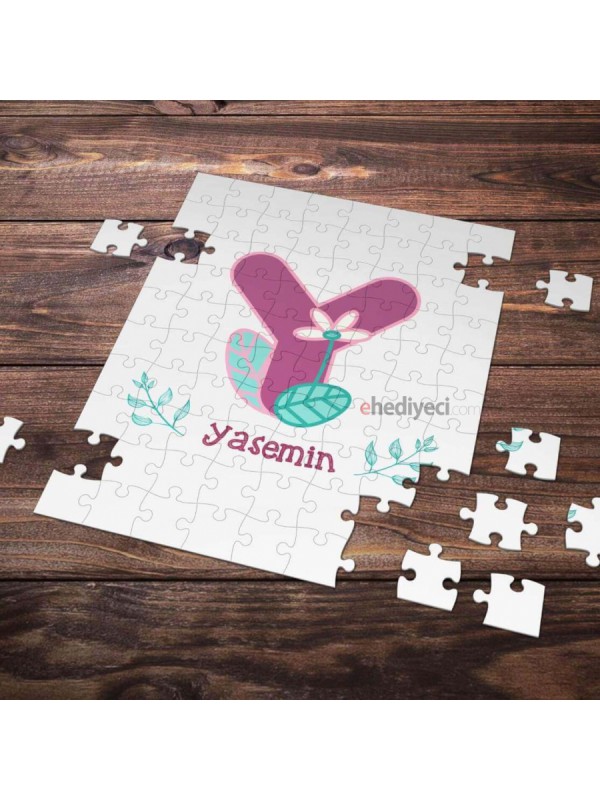 Kişiye Özel Y Harfi Tasarımlı Puzzle… Kişiye Özel Y Harfi Tasarımlı Puzzle…