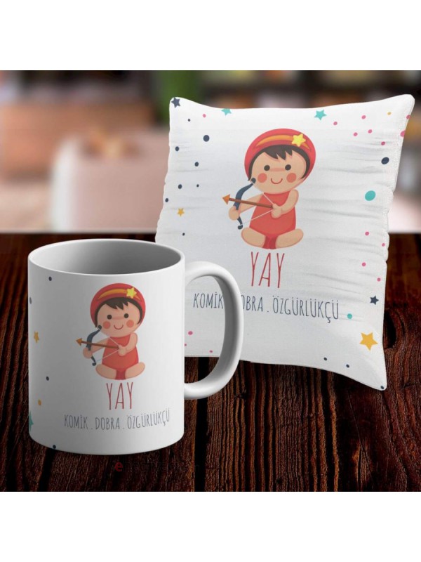 Kupa Seti Yay Tasarımlı Sevimli Ve Yastık Kılıfı&hellip;