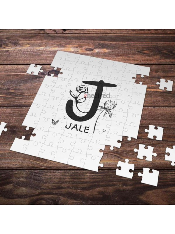 Kişiye Özel J Harfi Tasarımlı Puzzle&hellip;
