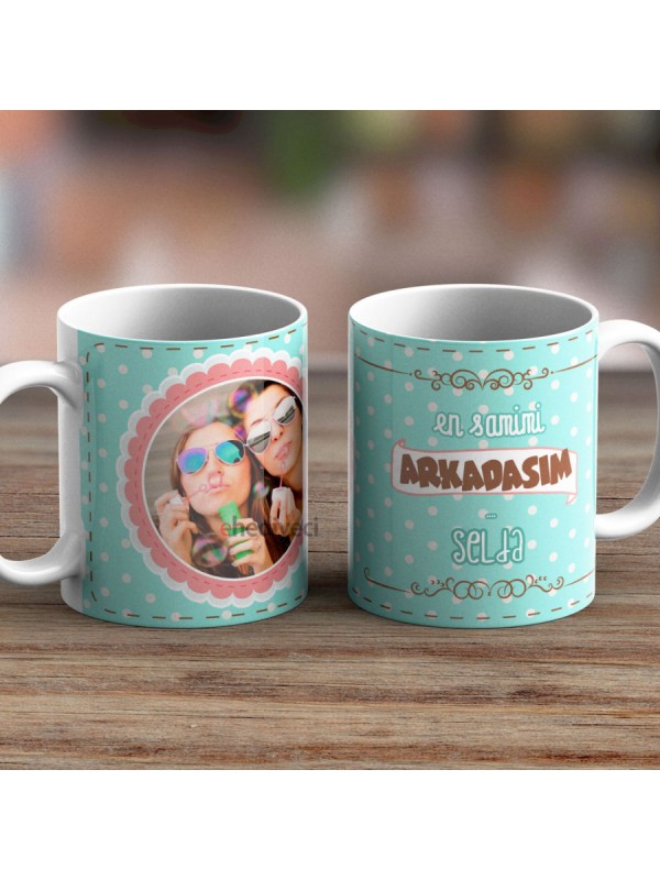 Kişiye Özel Kupa Fotolu En Samimi Arkadaşım Bardak… Kişiye Özel Kupa Fotolu En Samimi Arkadaşım Bardak…