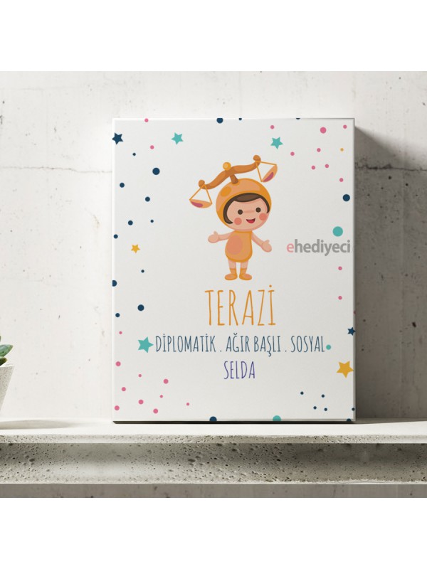 Kişiye Özel Terazi Burcu Temalı Kanvas Tablo -10… Kişiye Özel Terazi Burcu Temalı Kanvas Tablo -10…