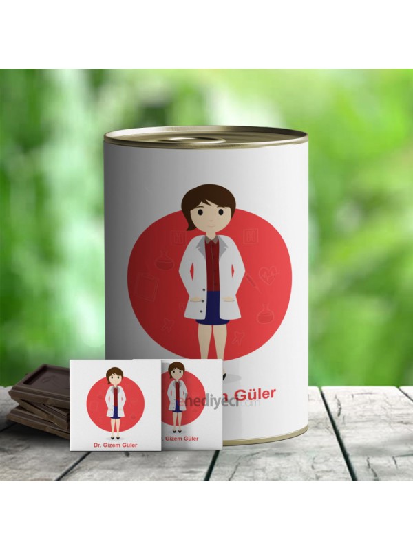 Kişiye Özel Hediye Doktor Temalı İsim Yazılı Konservesi&hellip;