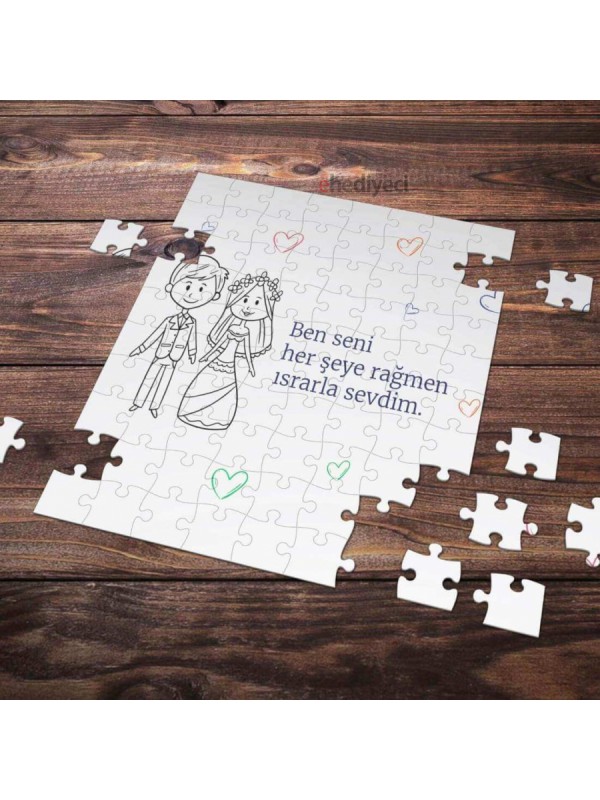 99 Parça Romantik Tasarımlı Puzzle Yapboz No10… 99 Parça Romantik Tasarımlı Puzzle Yapboz No10…
