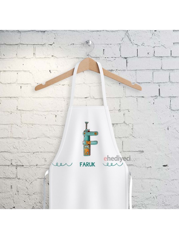 Kişiye Özel İsim Yazılı Mutfak Önlüğü - F&hellip;
