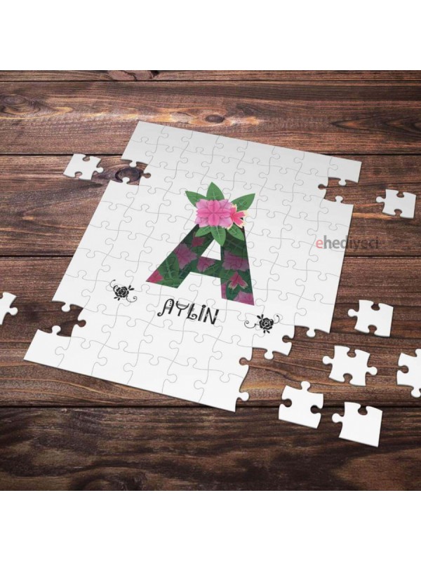 Kişiye Özel A Harfi Tasarımlı İsim Puzzle&hellip;
