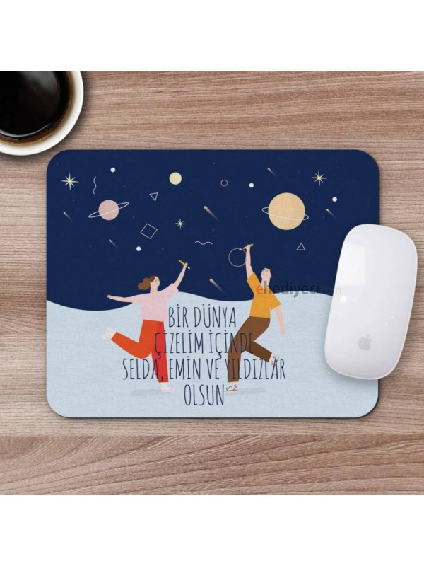 Kişiye Özel Romantik Tasarımlı Mousepad - R31&hellip;