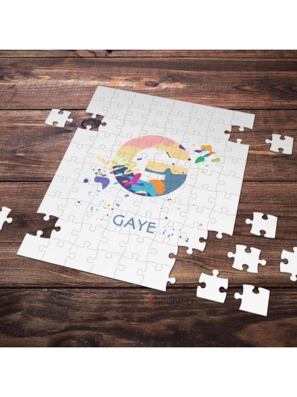 Kişiye Özel G Harfi Tasarımlı Puzzle&hellip;