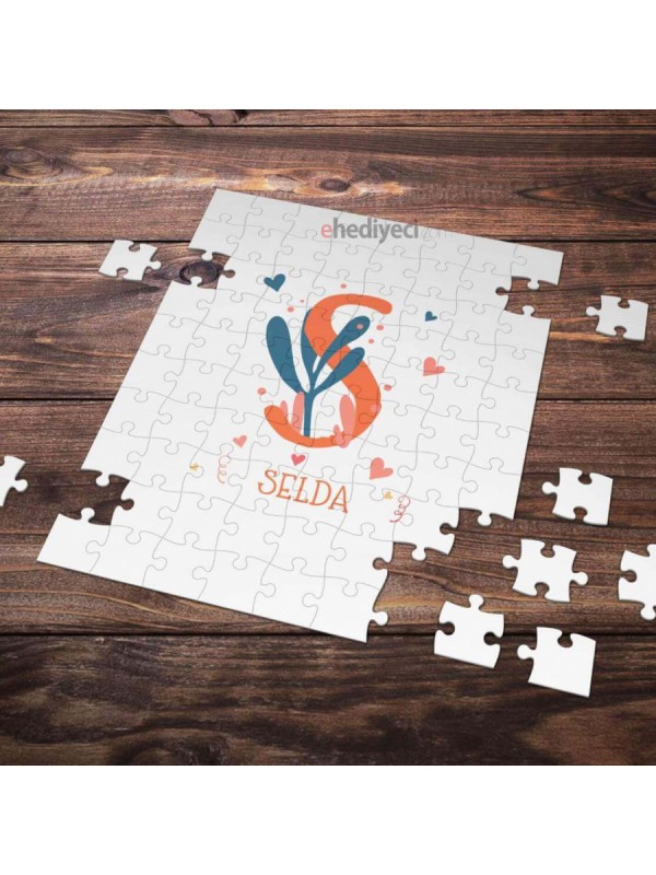 Kişiye Özel S Harfi Tasarımlı Puzzle… Kişiye Özel S Harfi Tasarımlı Puzzle…