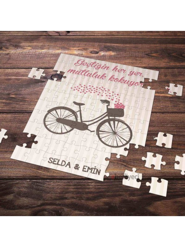 Kişiye Özel Romantik Tasarımlı Puzzle -P25&hellip;