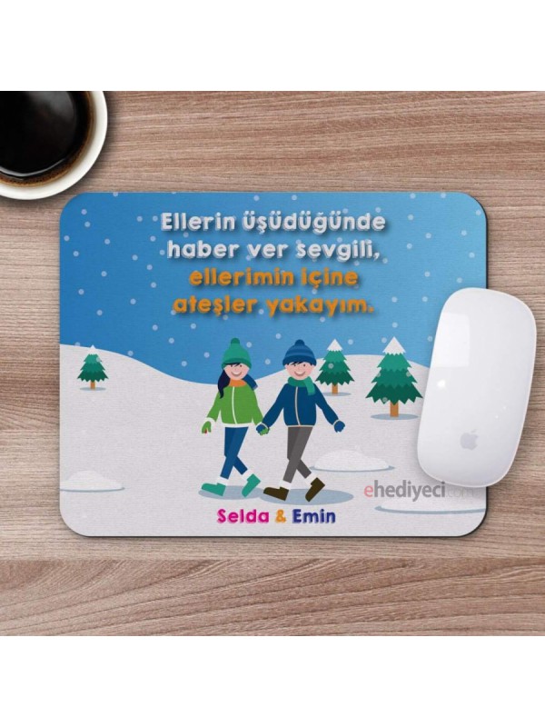 Kişiye Özel Romantik Tasarımlı Mousepad - R3&hellip;