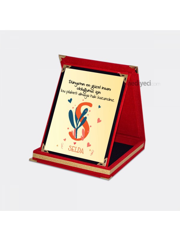 Özel Dünyanın En Güzel İnsanına Plaket - S… Özel Dünyanın En Güzel İnsanına Plaket - S…