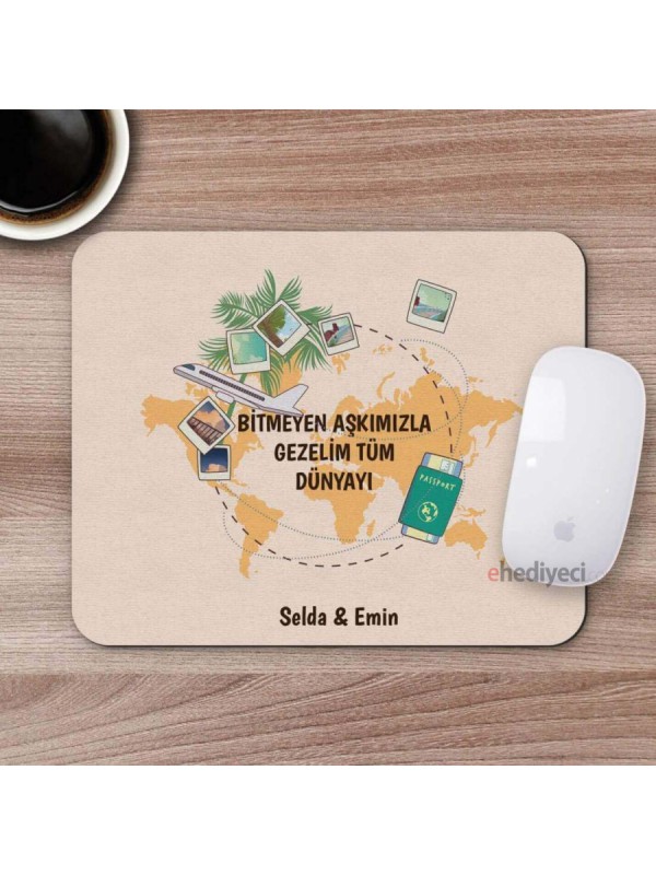 Kişiye Özel Romantik Tasarımlı Mousepad - R28&hellip;