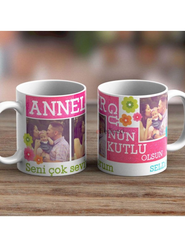 Kişiye Özel Günü Kupası İsim Yazılı Anneler - 03&hellip;