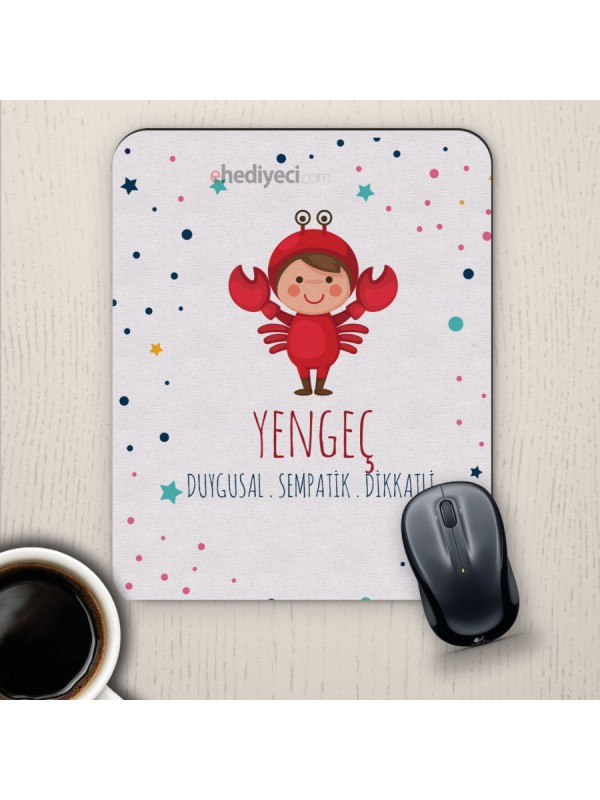 Özel Yengeç Burçlarına Sevimli Mouse Pad&hellip;