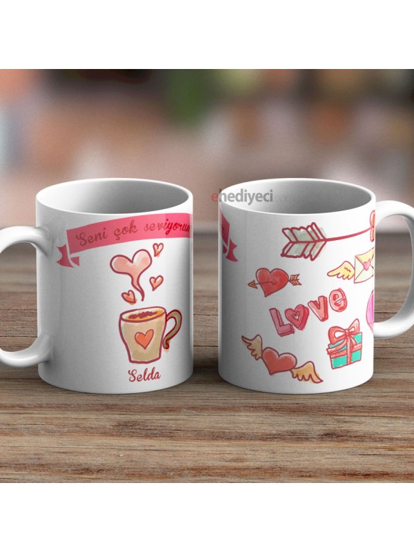 Kişiye Özel Kupa İsim Yazılı Love Temalı Bardak-01… Kişiye Özel Kupa İsim Yazılı Love Temalı Bardak-01…