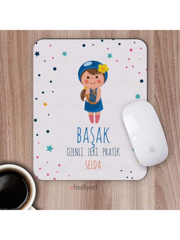 Kişiye Özel Başak Burcu Tasarımlı Mousepad&hellip;