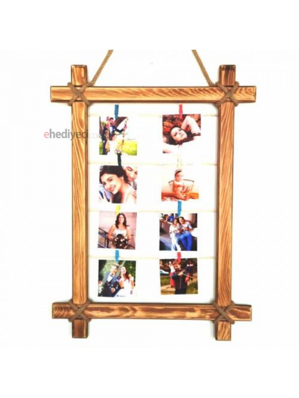 Ahşap Dekoratif Eskitme Çerçeve - Fotoğrafsız&hellip;