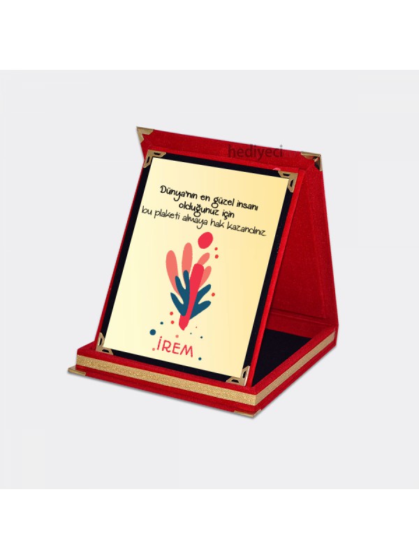 Özel Dünyanın En Güzel İnsanına Plaket - İ… Özel Dünyanın En Güzel İnsanına Plaket - İ…
