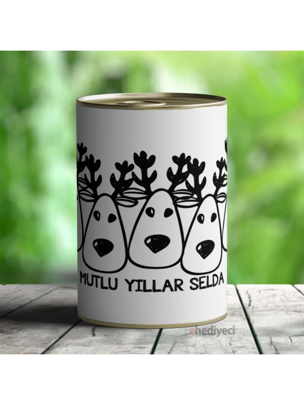 Kişiye Özel Sevimli Geyik Temalı Çikolata Dolu Konserve&hellip;