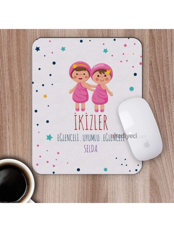 Kişiye Özel İkizler Burcu Tasarımlı Mousepad&hellip;