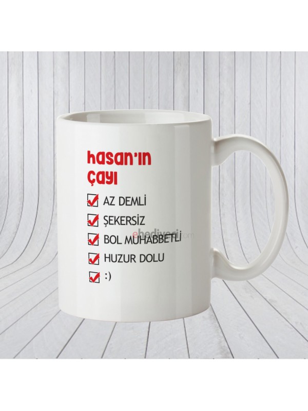 Kişiye Özel Kupa İsim Yazılı Sevimli Beyaz Bardak&hellip;