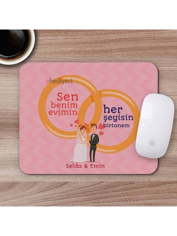 Kişiye Özel Romantik Tasarımlı Mousepad - R7&hellip;