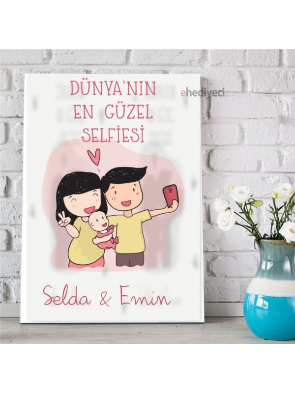 Kişiye Özel En Güzel Selfie Kanvas Tablo… Kişiye Özel En Güzel Selfie Kanvas Tablo…