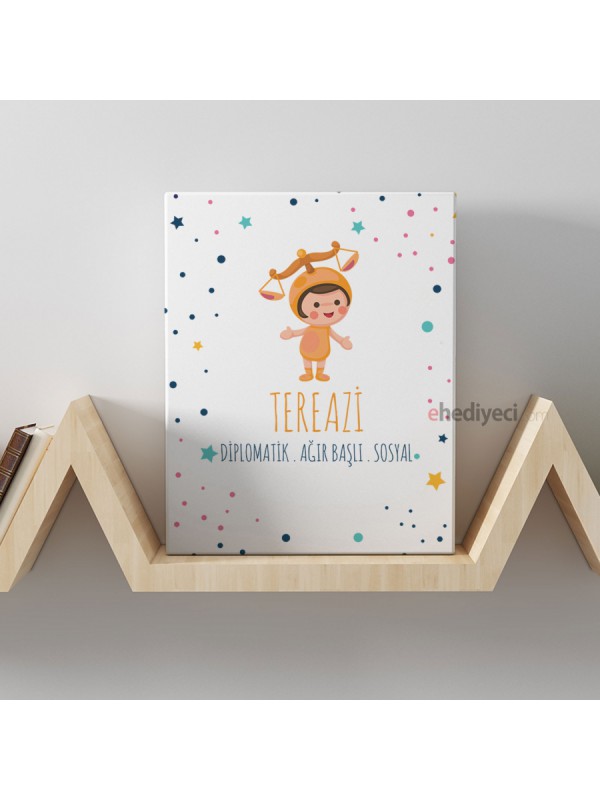 Özel Tasarım Terazi Burcuna Kanvas Tablo&hellip;