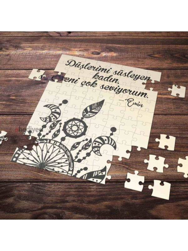 Kişiye Özel Romantik Tasarımlı Puzzle -P29… Kişiye Özel Romantik Tasarımlı Puzzle -P29…