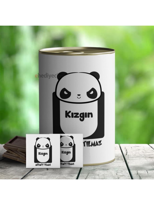 Kişiye Özel Hediye Kızgın Panda Temalı Konservesi&hellip;