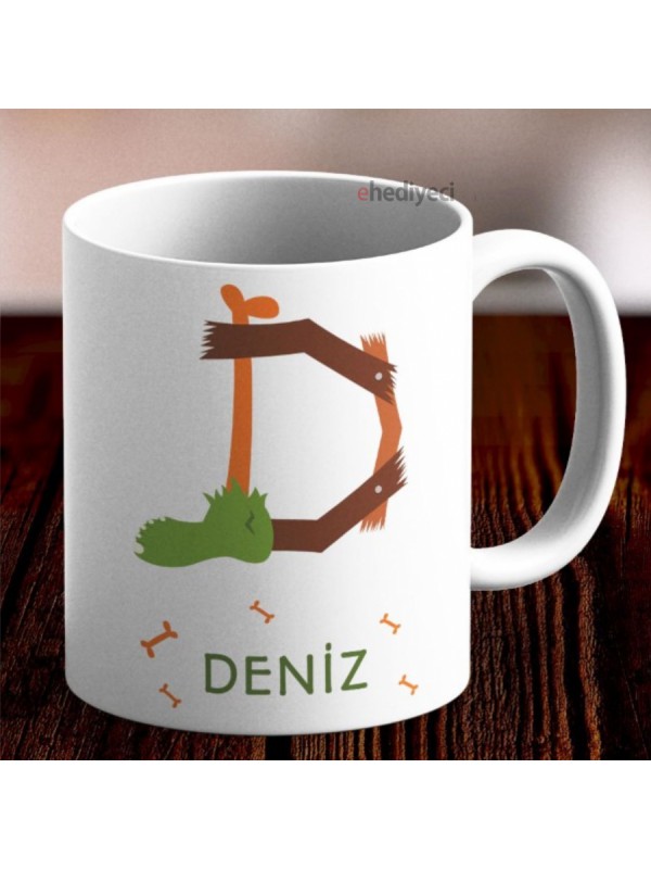 Kişiye Özel Kupa D Harfi Tasarımlı Bardak&hellip;