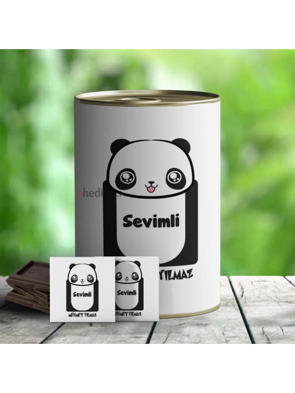 Kişiye Özel Hediye Sevimli Panda Temalı Konservesi&hellip;