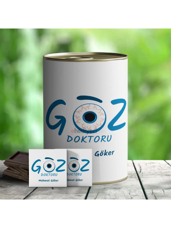 Kişiye Özel Göz Doktoru Temalı Çikolata Dolu Konserve&hellip;