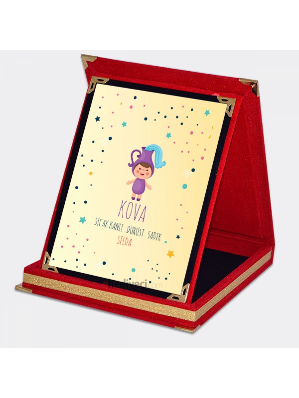Kişiye Özel Kova Burcu Temalı Plaket&hellip;