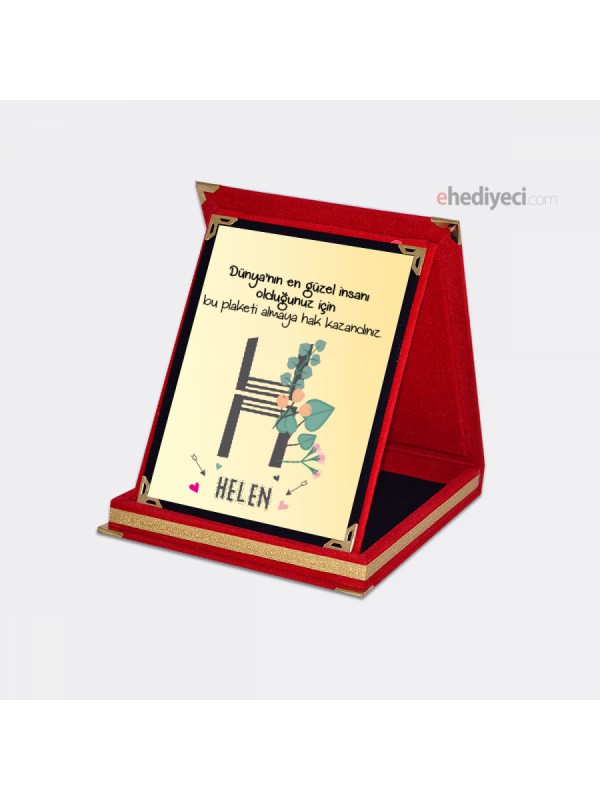 Özel Dünyanın En Güzel İnsanına Plaket - H&hellip;