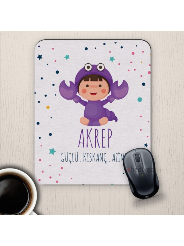 Özel Akrep Burçlarına Sevimli Mouse Pad… Özel Akrep Burçlarına Sevimli Mouse Pad…